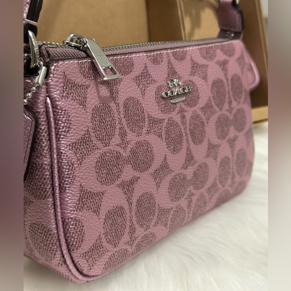 🌸🌸 Coach Boxed Nolita 19 And Nolita Bag Charm Set In Signature Canvas - Picture 10 of 14